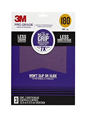ScotchBlue 25180P-G Schleifpapier, violett, 9 x 11 von ScotchBlue