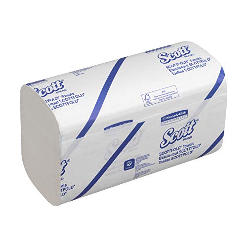 Scott 6633 Handtuch Faltbar, weiß (25 Stück) von Scott