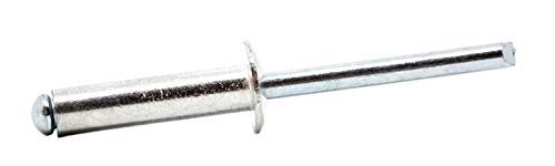 Blindniete, gewölbter Kopf, Aluminium/Stahl, 6,4 x 26 mm, 20 Stück von Screws City