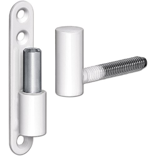 SECOTEC Universal-Tür-Möbel-Band 15 mm weiß, hochwertiges Universalband weiß von Secotec