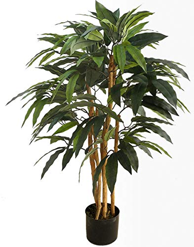 Seidenblumen Roß Mangobaum 90cm DA künstlicher Baum Pflanze Kunstbaum Dekobaum Kunstpflanzen Zimmerpflanze Mango von Seidenblumen Roß