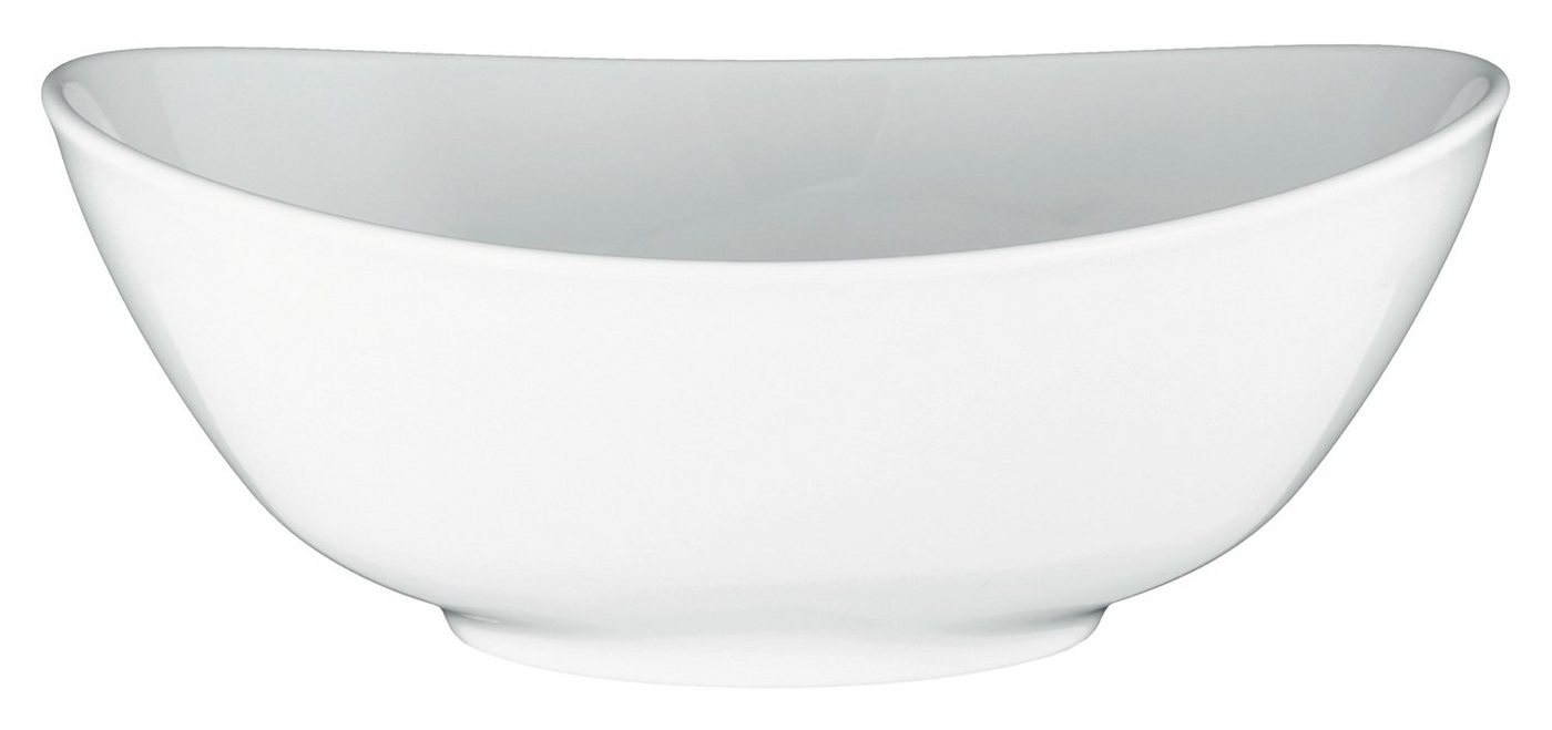 Seltmann Weiden Müslischale Schüssel oval, Weiß, Ø 26 cm, Porzellan von Seltmann Weiden