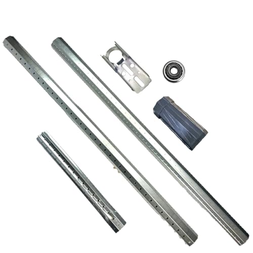 Selve Stahlwelle Set Rolladenwelle Steckwelle von 30-500 cm | Komplettset SW60 Rostfrei, inkl. allem benötigten Zubehör (Inklusive Gegenlager SW60 (Walzenkapsel, Kugellager, Gegenlager), 230 cm) von Selve