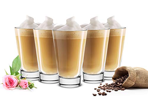 Sendez 6 Cocktailgläser 460ml Kaffeegläser Teegläser Saftgläser Trinkgläser Latte Macchiato Gläser von Sendez