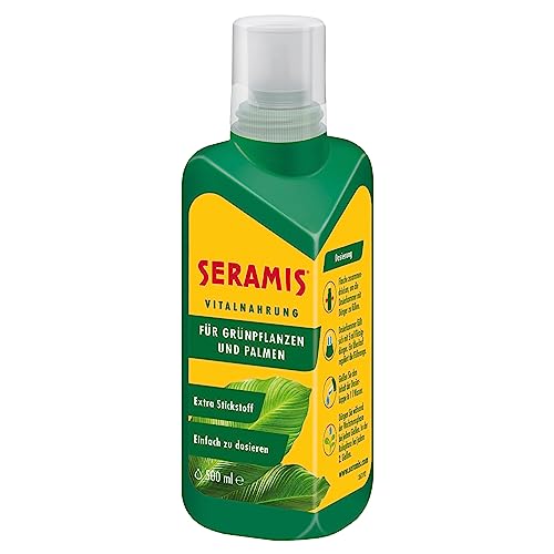 Seramis Vitalnahrung für Grünpflanzen und Palmen, 500 ml – Pflanzendünger für optimales Wachstum, Flüssigdünger mit praktischer Dosierhilfe von Seramis