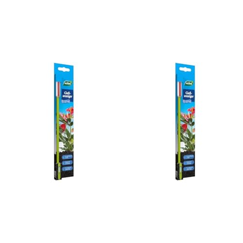 Westland Gießanzeiger klein, 16 cm, grün – Pflanzen Gießmelder, Wasserbedarf-Anzeige für Pflanzen in Blumenerde (Packung mit 2) von Seramis
