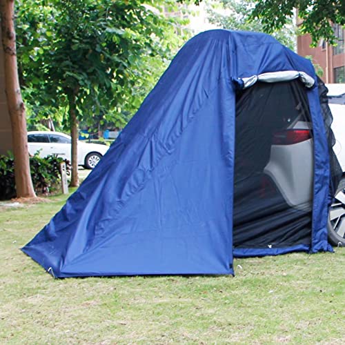 Serlium Camping-Auto-Zelt, Auto-Camping-Zelt, Markise, Verlängerungszelte, Regensicher, Doppellagig, Mit Aufbewahrungstasche Für SUV-Auto-Heckklappe von Serlium