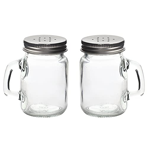 Salz- und Pfefferstreuer, Glas, Einmachglas, Gewürzgläser von Servette Home