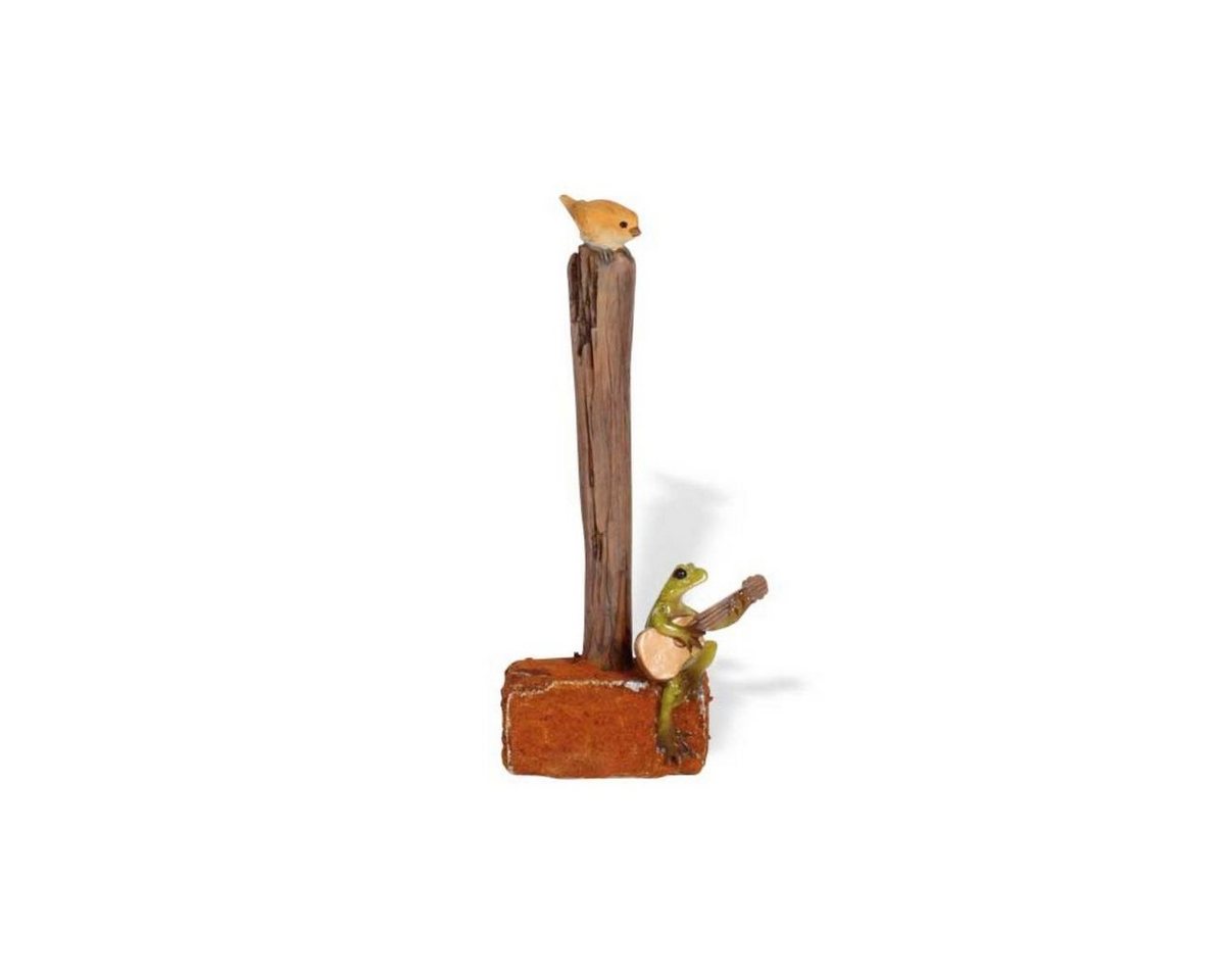 Seyko-Geschenke Dekofigur 091054 - Keramik Frosch Erwin" auf Hammer, 17 cm (1tlg), Perfekt für jeden Anlass" von Seyko-Geschenke