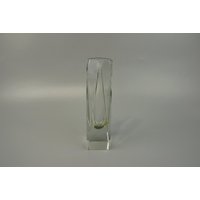Vintage Glasvase/Blockvase | Vase | Germany 70Er von ShabbRockRepublic