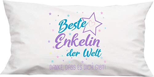 ShirtInStyle Kissen, Beste Enkelin der Welt, Danke, DASS es Dich gibt! Kuschelkissen Sofa Kissen, 40x80cm von ShirtInStyle