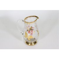 Kleiner Blattgold Und Beeren Design Glaskrug von ShopNarrative
