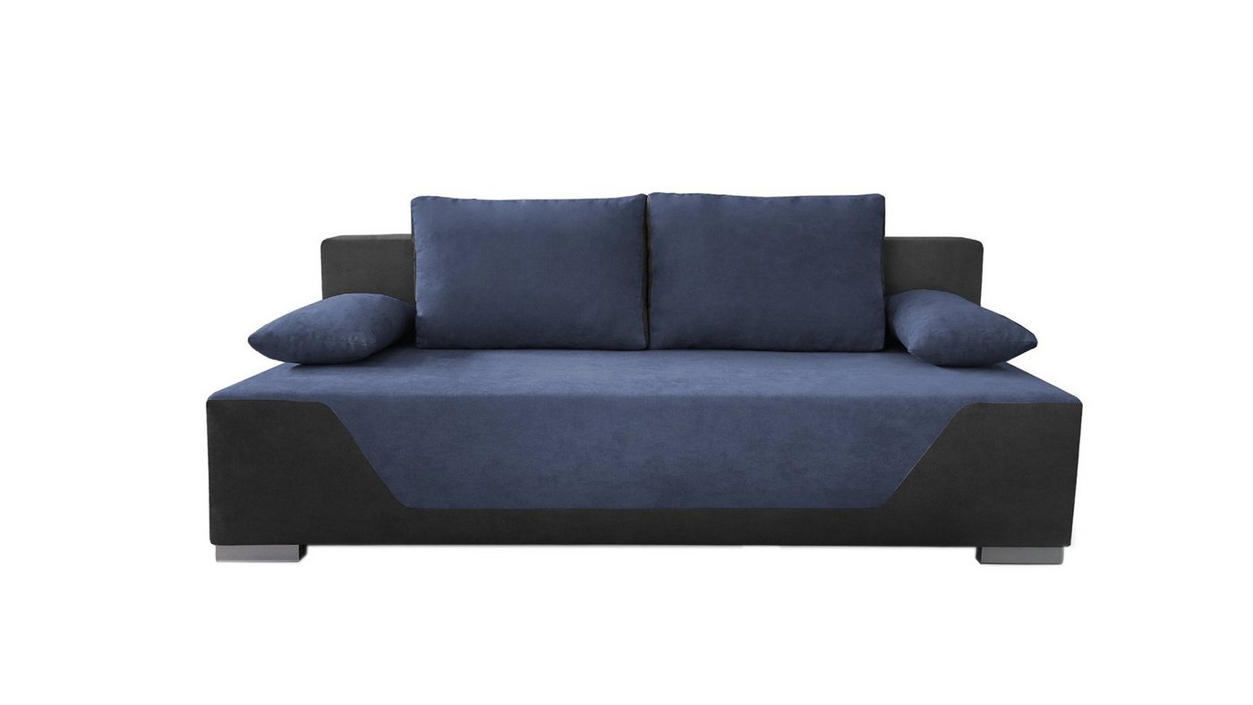 Siblo 2-Sitzer Zweisitziges Sofa Noa mit Schlaffunktion - Bettzeugbehälter - Zweisitzer-Sofa von Siblo