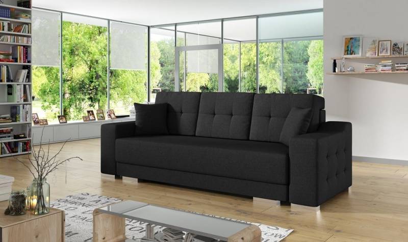 Siblo 3-Sitzer Elegantes Dreisitzer Sofa Malvina mit Schlaffunktion von Siblo