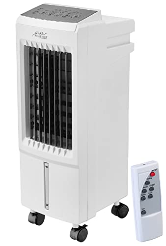 Sichler Haushaltsgeräte Ventilatoren: 3in1-Luftkühler, Luftbefeuchter, Ionisator, 12/230V, 5l, 20W, 250ml/h (Klimaanlage Zigarettenanzünder, Klima-Gerät, Turmventilator) von Sichler Haushaltsgeräte