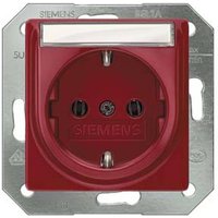 Siemens Schalterprogramm Schutzkontakt-Steckdose Delta Rot 5UB1536 von Siemens