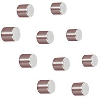 Sigel Neodym Magnet C5  Strong  (Ø x H) 10mm x 10mm Zylinder Silber 10 St. BA701 von Sigel