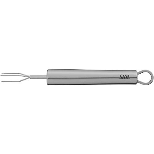 Silit Classic Line Pellkartoffelgabel 17 cm, Edelstahl poliert, Kartoffelgabel, Maiskolben-Spieße, spülmaschinengeeignet, Silber von Silit