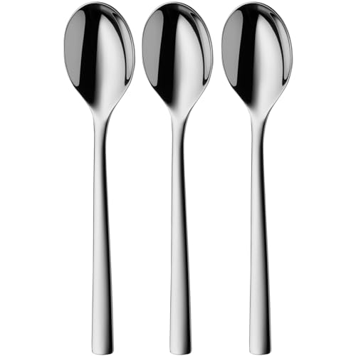 Silit Trend Menülöffel Set 21,2 cm, 3-teilig, polierter Edelstahl, rostfrei, Esslöffel, Suppenlöffel, kratzbeständig, spülmaschinenfest, langlebig von Silit