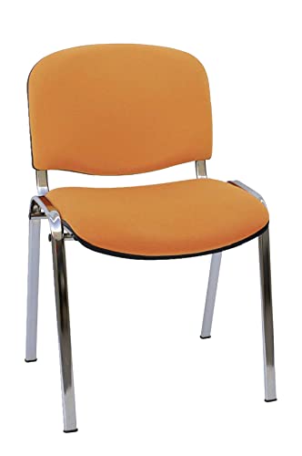 Silla Express Konfliktstuhl ISO, gepolstert, Metall, orange, 55x53x79 cm von Silla Express