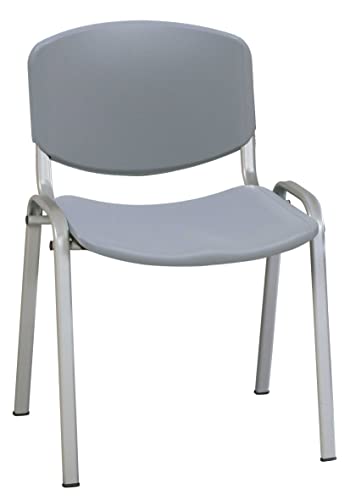 Silla Express P Vertraulicher Stuhl Iso Polypropylen, Metall, grau, 55x53x79 cm von Silla Express
