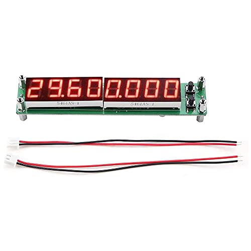 Silriku PLJ-8LED H HF Signal Frequenz ZäHler Cymometer Tester Modul 0,1-1000MHz, LED Digital Cymometer Frequenz Messer (Rot) von Silriku