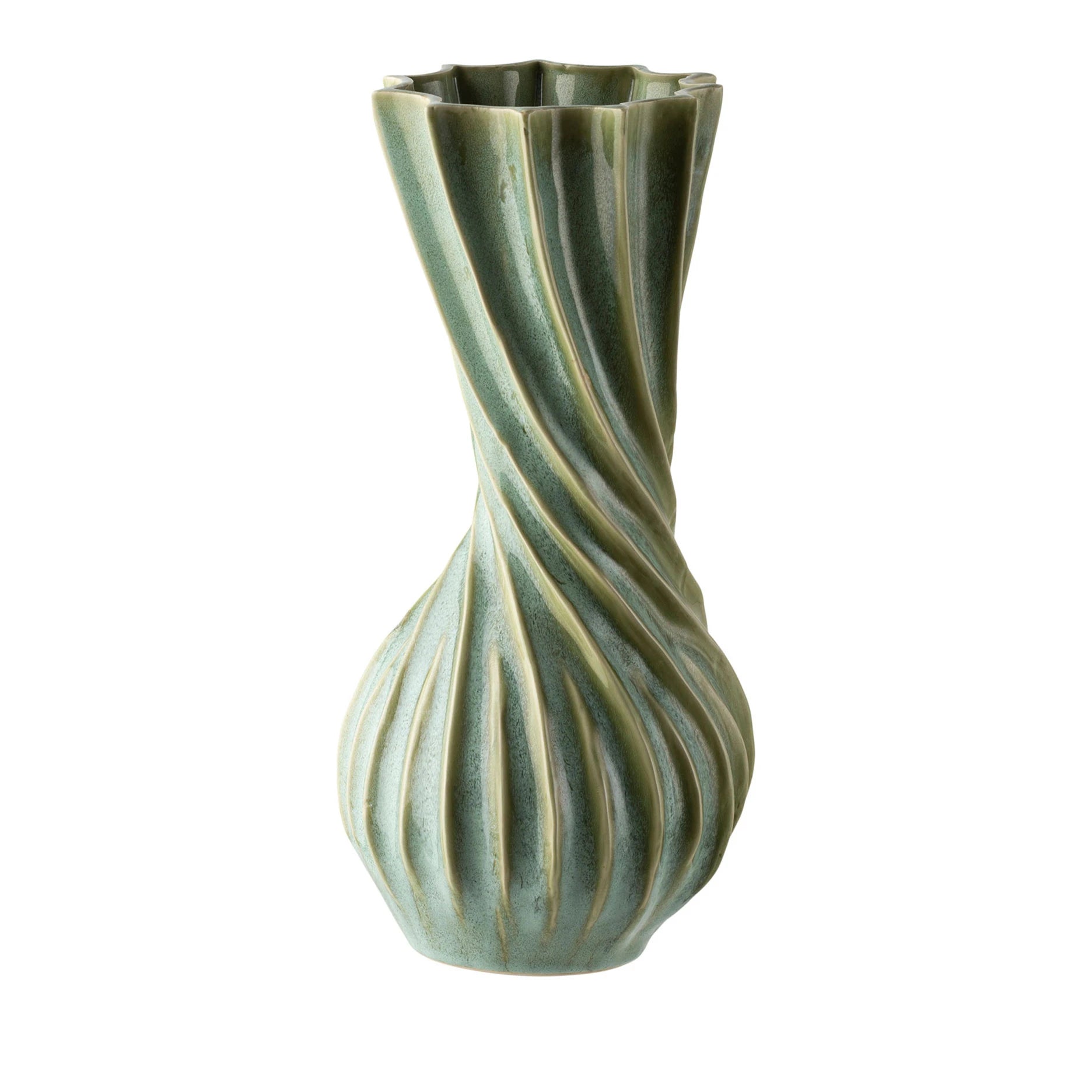 Spin Vase Moosgrün - L - Grün - Sinnerup von Sinnerup