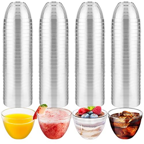 Sinofort 100 Stück Shotgläser 6cl/60ml Schnapsgläser Plastik Schnapsbecher Schnapsgläser,Trinkbecher für Jede Party,Wiederverwendbare glasklar Shotbecher (60ml) von Sinofort