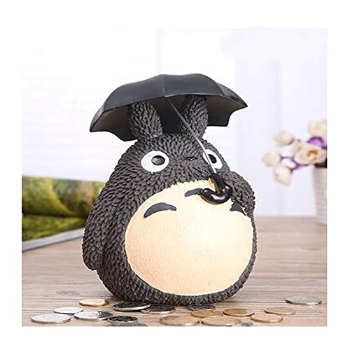 Sparschwein Harz Spardosen Totoro Figuren Kinder Münze Geldbank Japanischer Stil Münzgelddose Münzdose für Jungen Mädchen (Size : L) von Sits