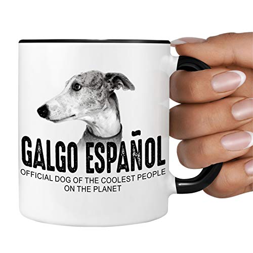 Galgo Espanol Hund Official Dog cool Tasse Kaffee lustig Kaffeebecher happy Design von siviwonder