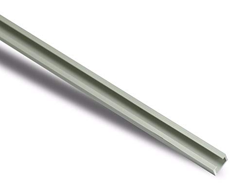 Aluminium C-Profil Eloxiert Alu Schiene Aluprofil 14,5x9x2 mm 2000mm von SixBros.