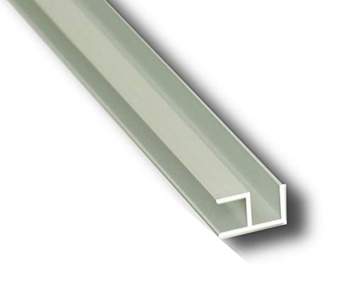 Aluminium Eck-Profil Eloxiert Alu Schiene Aluprofil 20x10x9x1,5 mm 500mm von SixBros.