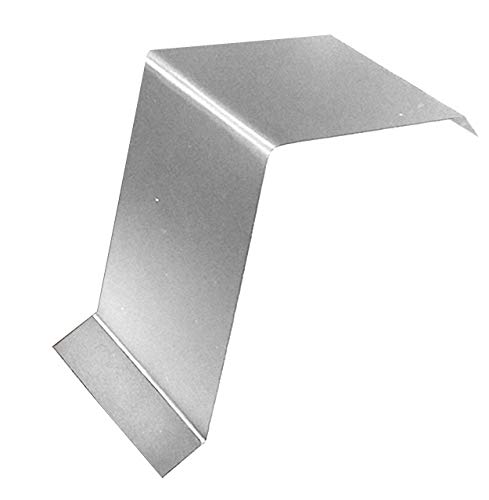 Aluminium Ortgangblech Ortblech Dachrandblech Ortgangwinkel 20,0/0,8mm 1500mm Blank von SixBros.