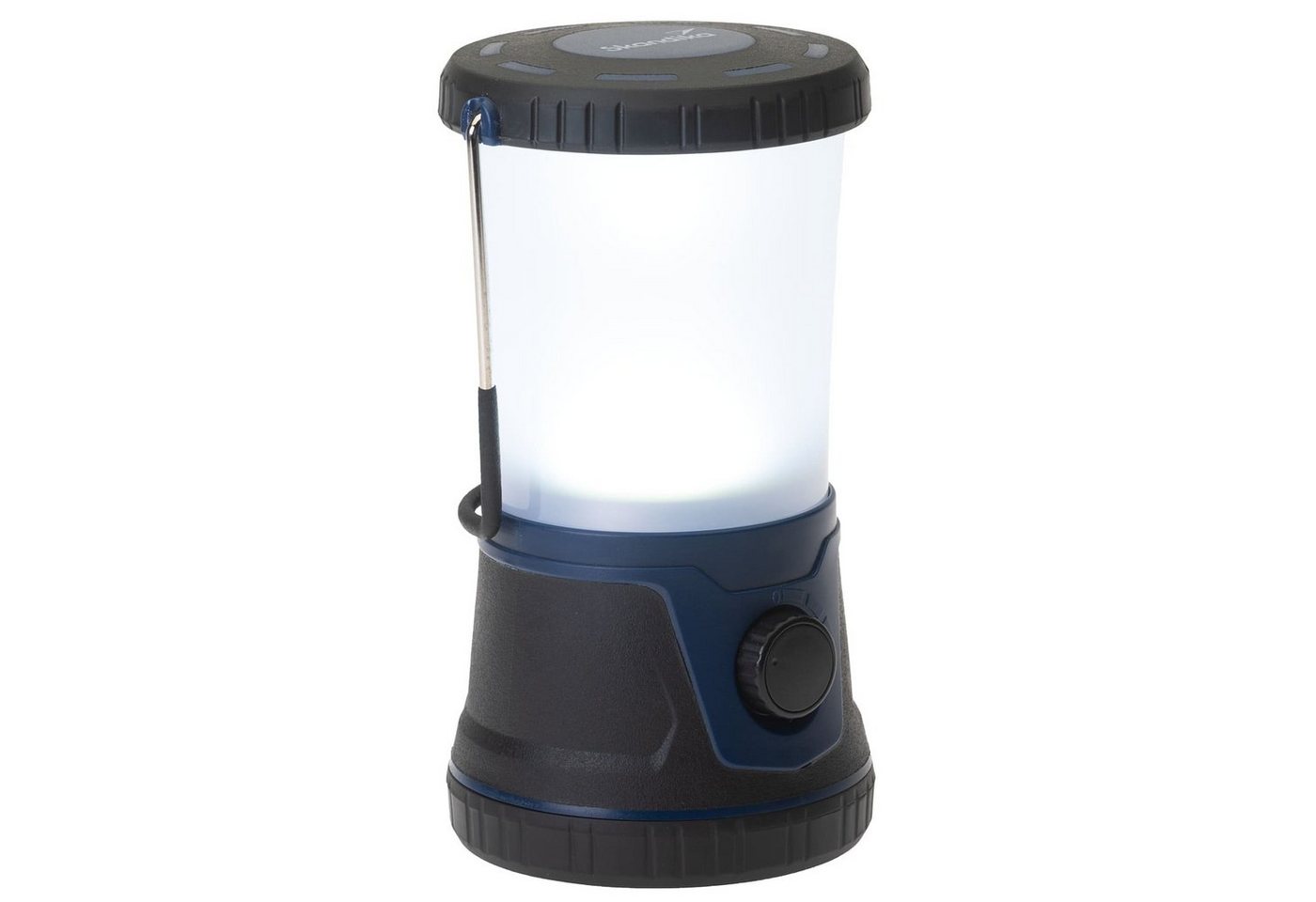 Skandika LED Gartenleuchte SKANDIKA Campinglampe Talvik, 1500 Lumen, aufladbar, 4400 mAh, stufenlos dimmbar von Skandika