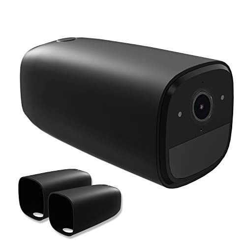 2 Stück Wetterfeste Silikonhülle für eufyCam 2 / eufyCam 2 Pro/eufyCam 1, Outdoor Home Security-Kamerasystem Überwachungskamera Silikonbezüge Haut - Wasserdichtes Silikon Schutz (Silikonhülle x2) von SkingHong