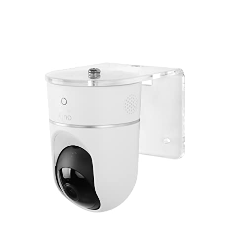 Wandhalterung für Eufy Security-Solo-IndoorCam P24 P22 1080 / 2K - Acryl-Halterung Indoor/Outdoor, bessere Kamerawinkel Halter，2X von SkingHong