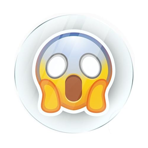 Kühlschrankmagnete Memo Magnete aus Acryl mit aufgedruckten Emoji Smilies Glas Pinnwand, Motivnummer: 24 von Smagnon