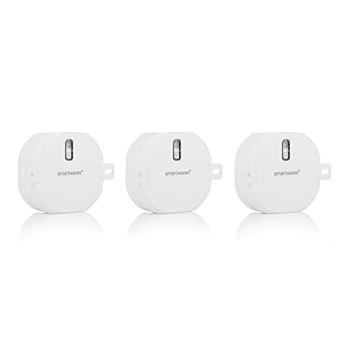 Smartwares Funk-Einbauschalterset für Rollladen – 3-teilig – Plug & Connect – Max. 300 W – SH4-99559, weiß von Smartwares