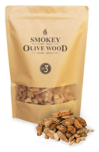 Smokey Olive Wood Sow-103 Amazon Holzspäne aus Olivenholz, Braun von Smokey Olive Wood