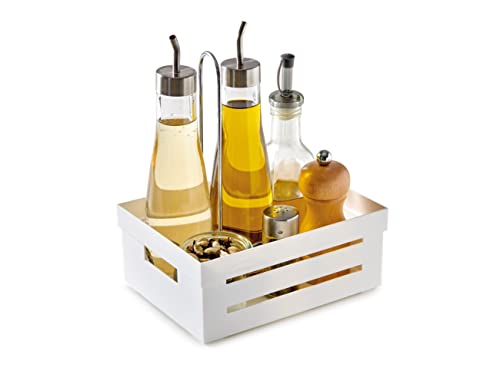 Snips Aufbewahrungskorb | Organizer für die Küche | Schubladen Organizer | kleine Kiste | 2 l | Farbe Weiß | Made in Italy | BPA-frei von Snips