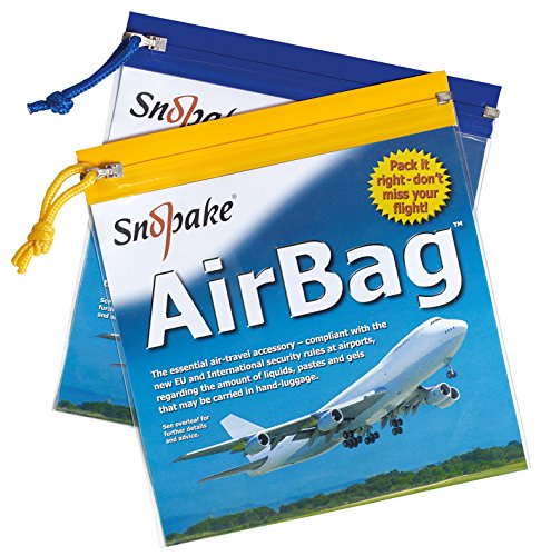 Snopake 15158 Air Bag Reißverschlusstasche PVC 200 x 200 mm 5 Stück farblich sortiert von Snopake