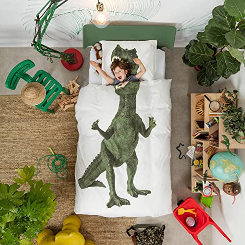 Kinder Bettwäsche Dinosaurier T-Rex von Snurk 135 x 200 cm von Snurk