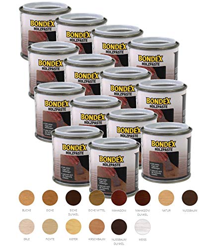 Bondex Holzpaste 14 x 150 g Hell + dunkel von SoPo