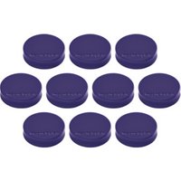 Magnetoplan Ergo-Magnete, medium, violett, Pack a 10 Stück von Soennecken