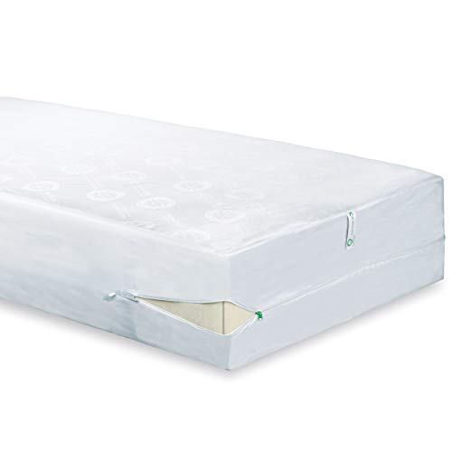 Softsan ProMax wasserdichter Matratzenbezug 200x200 cm, Höhe 18 – 38 cm, hygienischer Matratzenschutz vor Feuchtigkeit, Milben und Bettwanzen (200 x 200 cm) von Softsan
