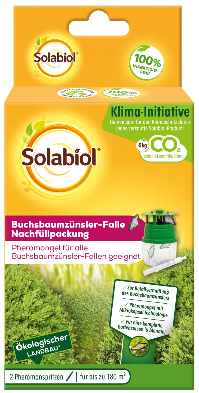 Solabiol Buchsbaumzünsler-Falle Nachfüllpackung 2 Stück von Solabiol