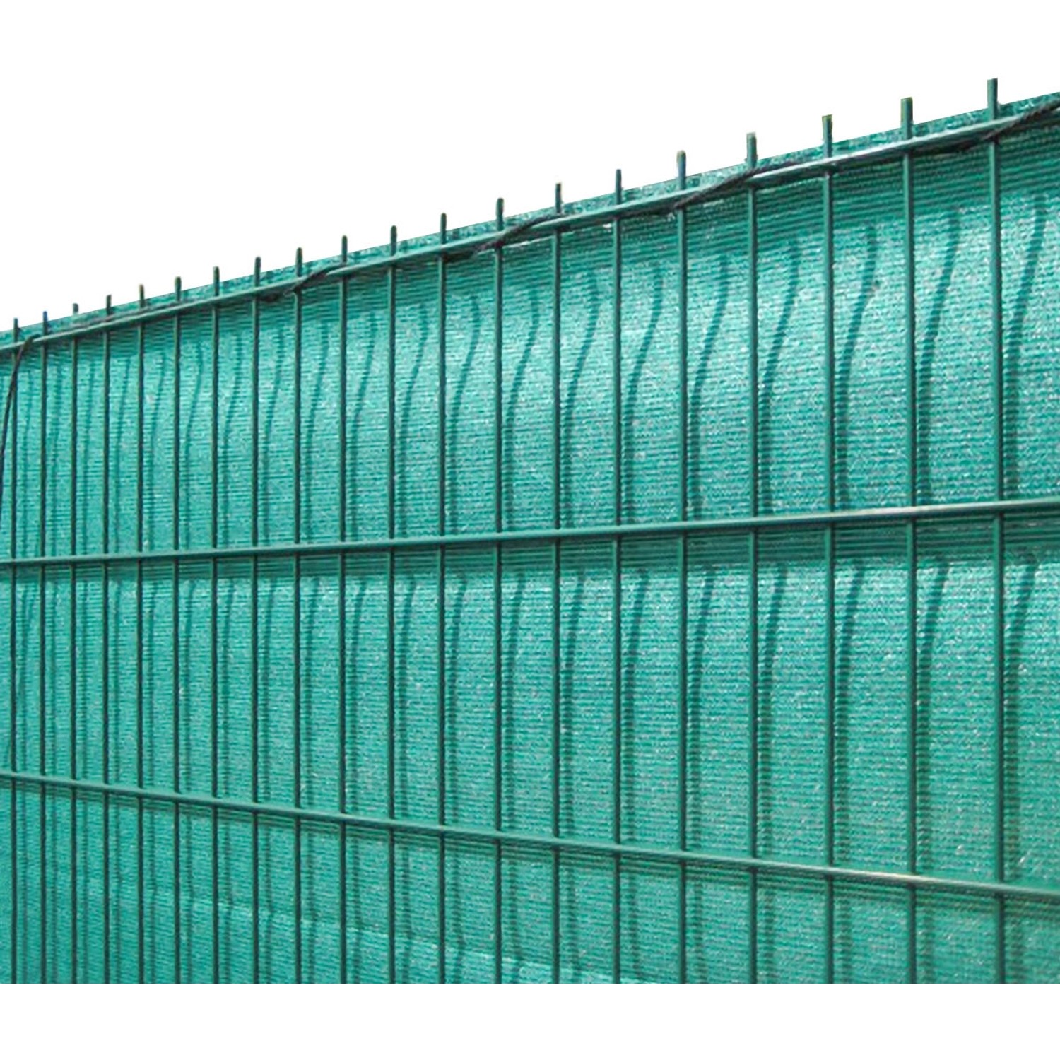 Solid Sichtschutzblende Grün Grobe Struktur aus HDPE 100 cm x 500 cm von Solid