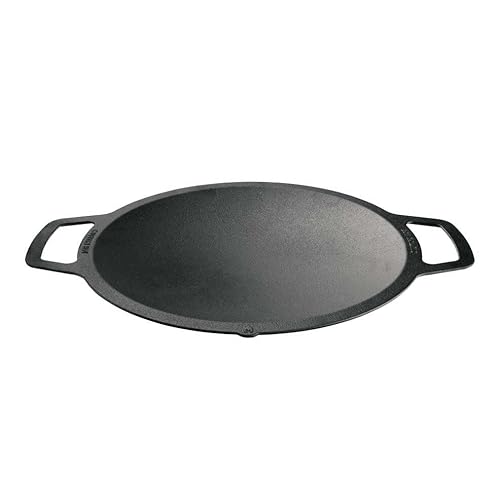 Solo Stove Gusseisen-Wokplatte für Feuerschale Bonfire und Yukon | Wok für Pfannengerichte, Umbau von Feuerstelle zu Grill, Zubehör für Feuerschale, Kochoberfläche: Ø 45,7 cm, Tiefe: 6,5 cm, 5,7 kg von Solo Stove