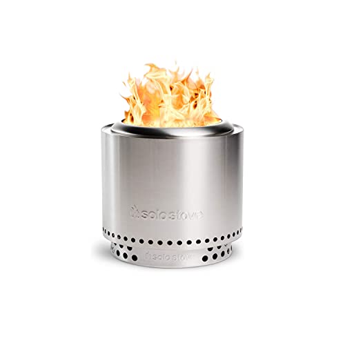 Solo Stove Feuerschale „Ranger“ 1.0 - Outdoor-Kamin aus Edelstahl, mit Standfuß rauchfrei - Tragbare Feuerstelle für Terrasse, Garten - Feuertonne, Holzofen, Feuerkorb - ⌀ 38 cm, Höhe 41,5 cm von Solo Stove