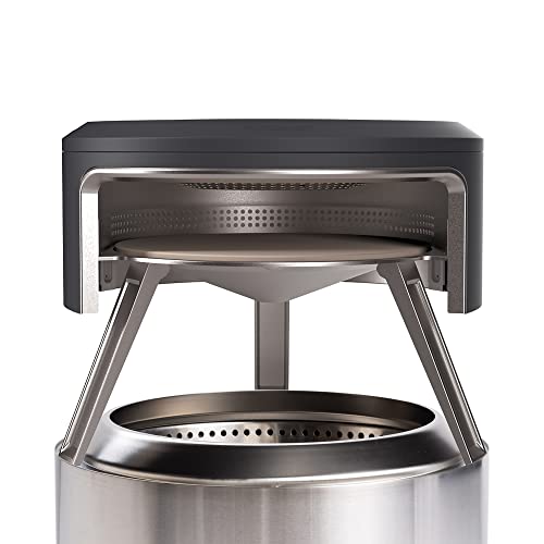 Solo Stove Yukon Pi Fire Pizzaofen | Outdoor-Pizzaofen Zubehör für Yukon Feuerstelle, Inkl. Tragetasche,Grillhandschuhe & Pizzastein, Geeignet zur Holzbefeuerung, (H x Dia): 48.5 x 67 cm, 20 kg von Solo Stove